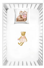 Load image into Gallery viewer, High Tea Time Fitted Crib Sheet and Pillow Case