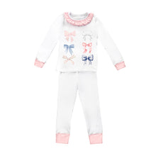 Load image into Gallery viewer, Madeline Bow Coquette Pant Set