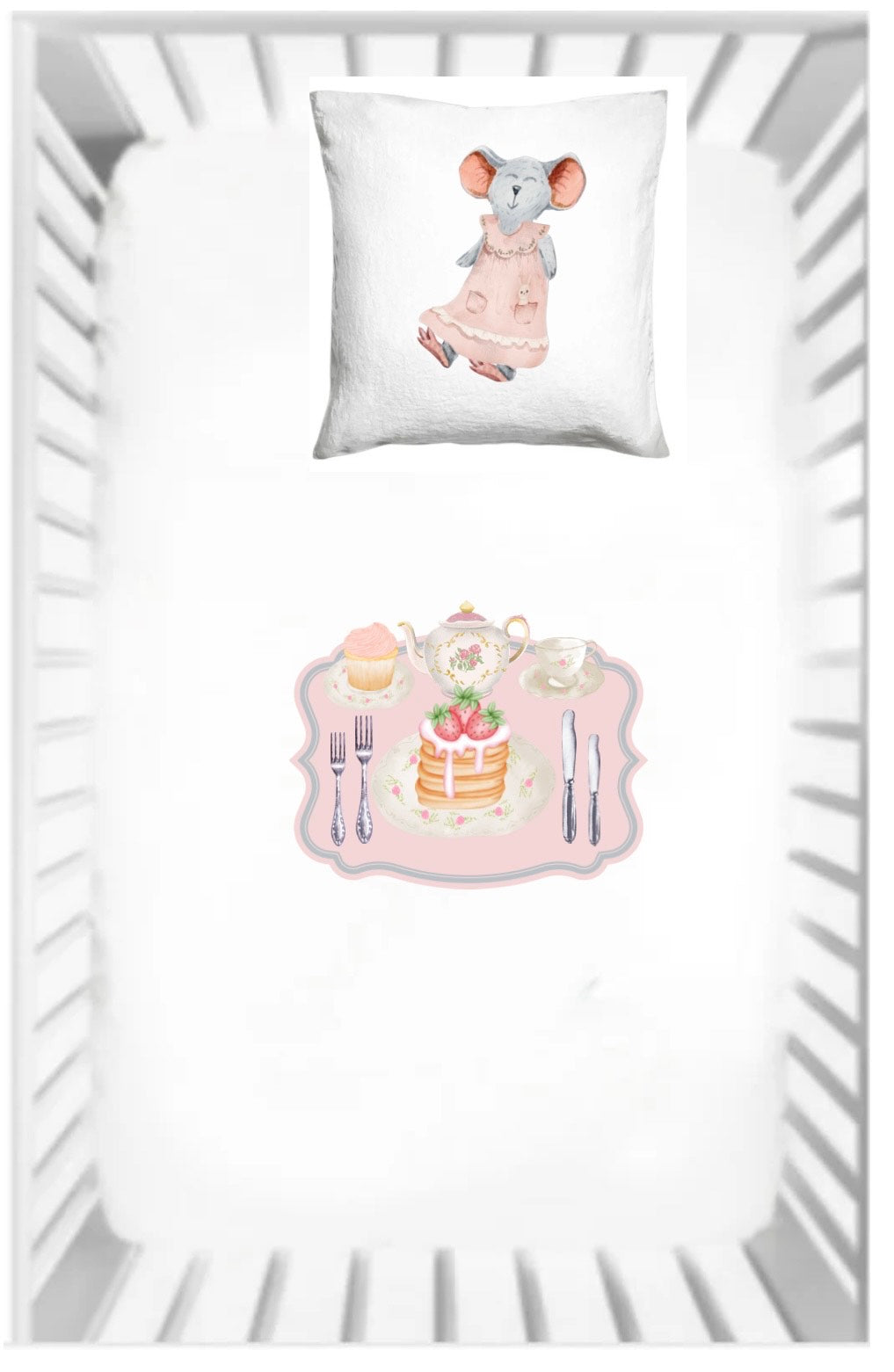 Breakfast In Bed Fitted Sheet and Pillow Case