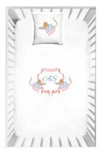 Load image into Gallery viewer, Mouse Dreams Personalized Fitted Crib Sheet and Pillow Case
