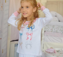 Load image into Gallery viewer, Madeline Bow Coquette Pant Set
