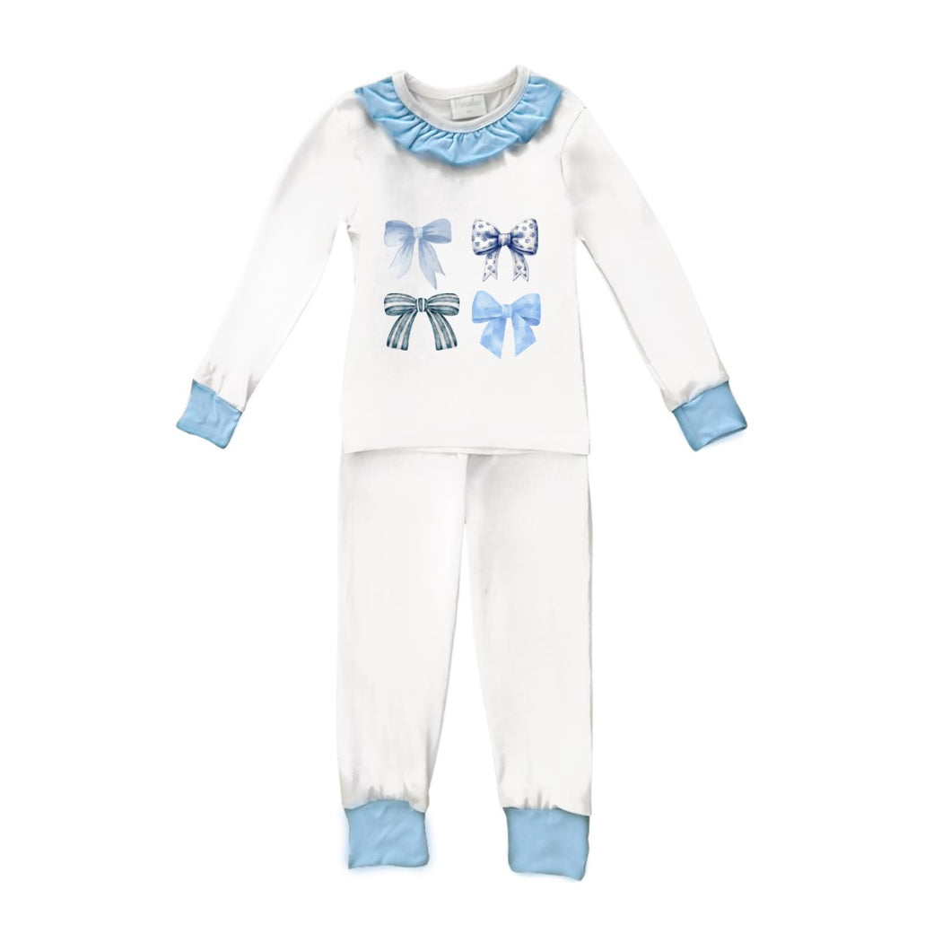 Madeline Blue Coquette Pant Set