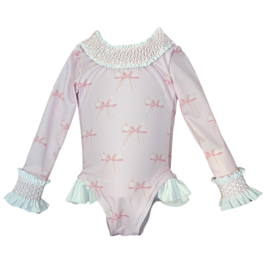 Amalfi Pink Smocked Longsleeve