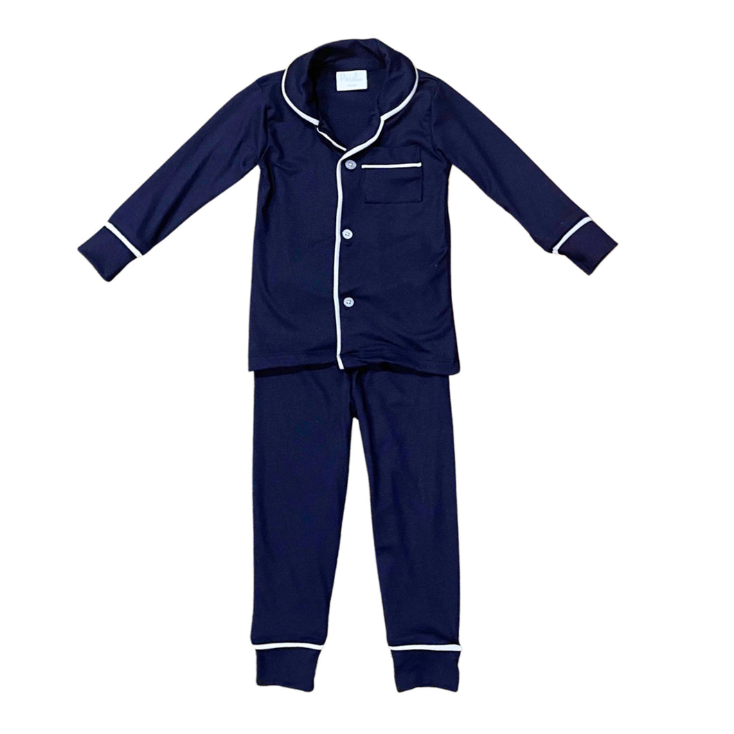 Alexandra Navy Girl's Pant Set