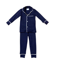 Load image into Gallery viewer, Edward Navy Boy&#39;s Pant Set
