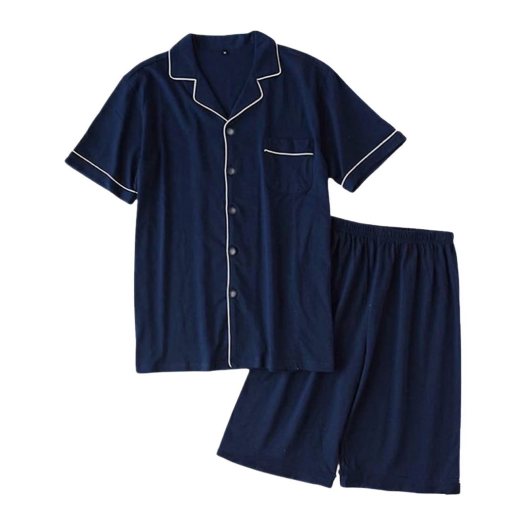 Edward Men's Navy Short Set