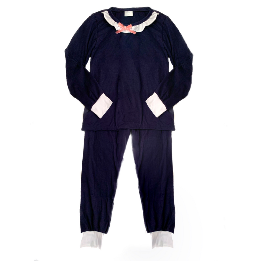 Madeline Navy Girl's Pant Set