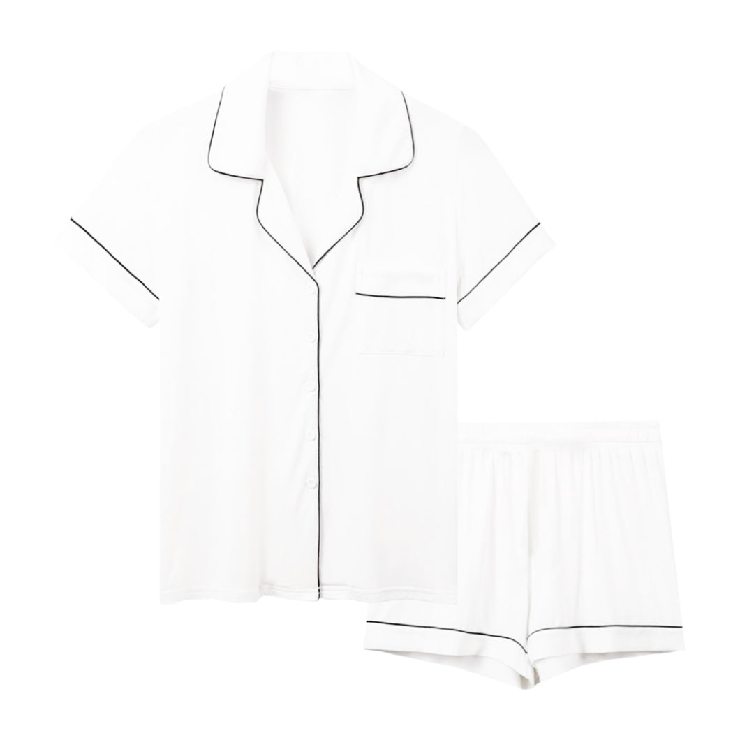 Alexandra White Women's Short Set